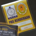 Sticker cermin kereta static cling untuk vehicle pass